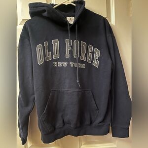 Old Forge New York Navy Hoodie